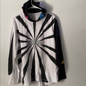 Nike long sleeve shirt with hoodie